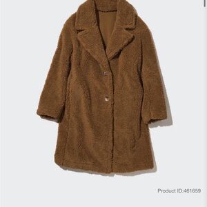 Uniqlo Tan Fleece Jacket